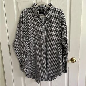 Nordstrom Black and White Casual Button Down Shirt